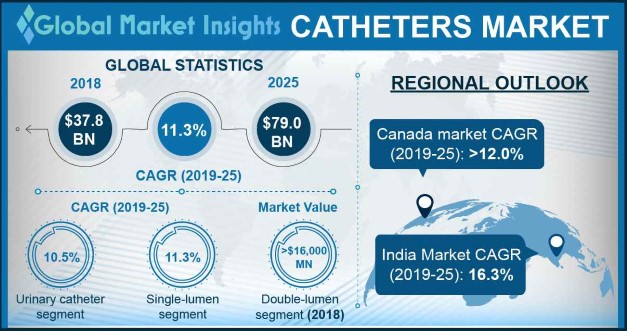 India Catheters Market, By Product, 2013 – 2024, (USD Billion)