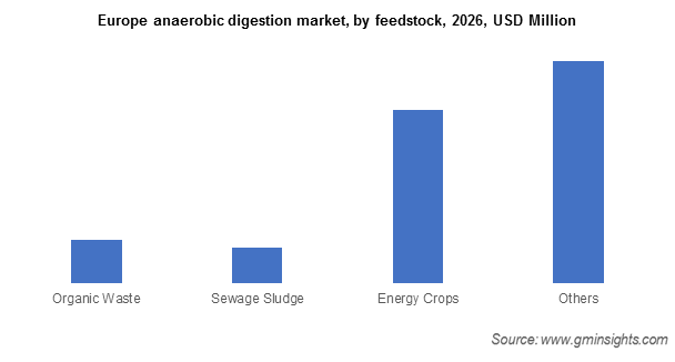 Europe anaerobic digestion market by feedstock