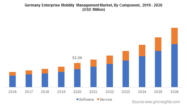 Germany Enterprise Mobility Management Market By Component