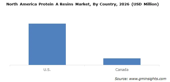 North America Protein A Resins Market By Country